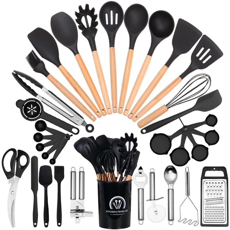 Kitchen Gadgets For Chefs - ABJN-Chef siliconen keukengereiset, 34-delige hittebestendige keukengadgets