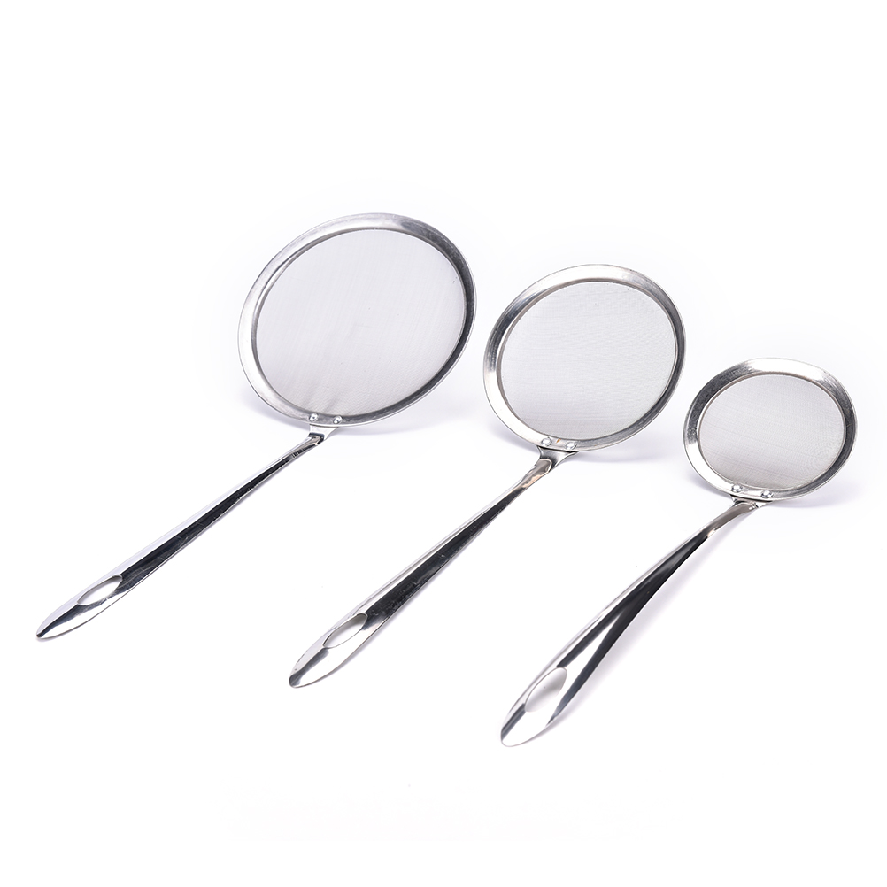 Kitchen Gadgets Under $25 - 25/28/30Cm Roestvrij Staaldraad Fijnmazige Olie Zeef