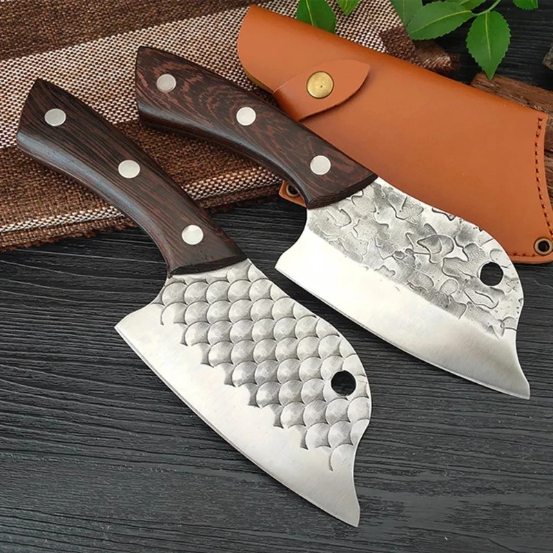 Kitchen Gadgets For Chefs - InLeung Professioneel Gesmeed Keukenmes Roestvrijstalen Snijmes