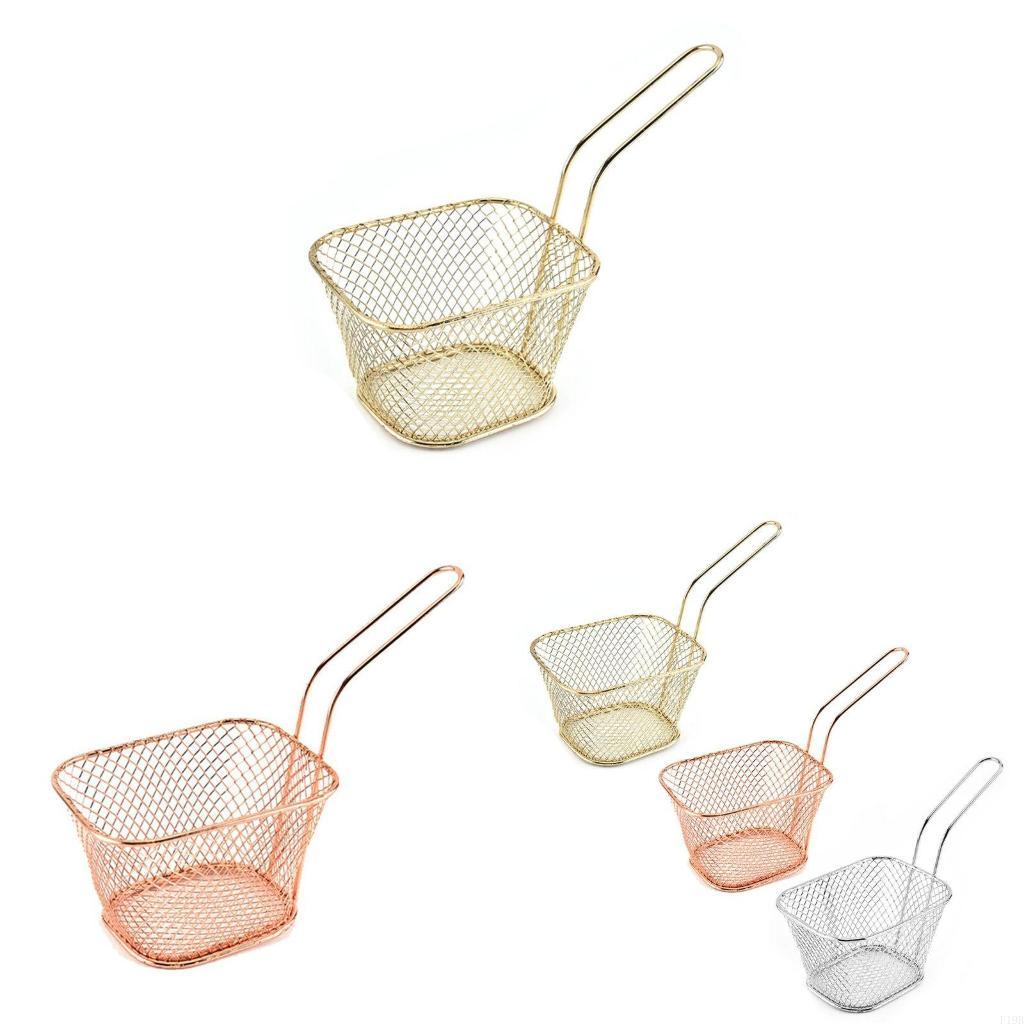 Kitchen Gadgets For Chefs - F19B Chips Vierkant gaas Frituurmand Vierkant