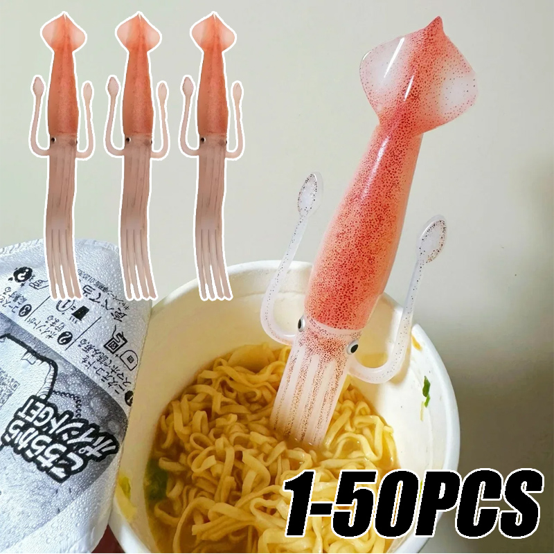 Kitchen Gadgets Japanese - 1-50PCS Octopus Thema Voedsel Vork Grillig
