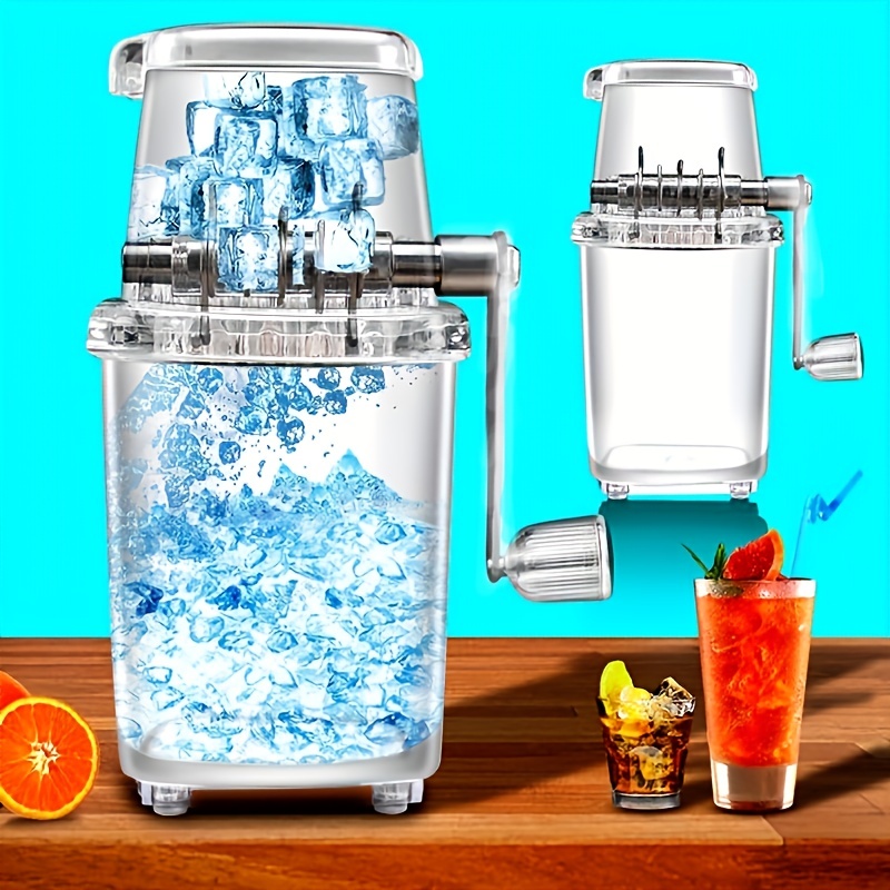 Kitchen Gadgets Blender - Kleine ijsbreker, handmatige ijsschaaf, multifunctionele transparante