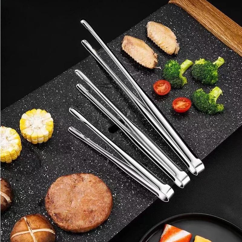 Kitchen Gadgets For Arthritic Hands - Roestvrijstalen kooktang Koreaanse BBQ-voedselgrijper Steak Pasta