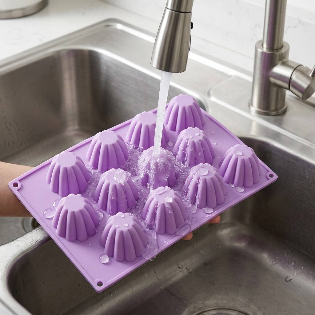 Kitchen Gadgets Worth Buying - 12-holtes mini-spiraalvormige siliconen mal, swirl-vorm, cake-decoratiegereedschap,