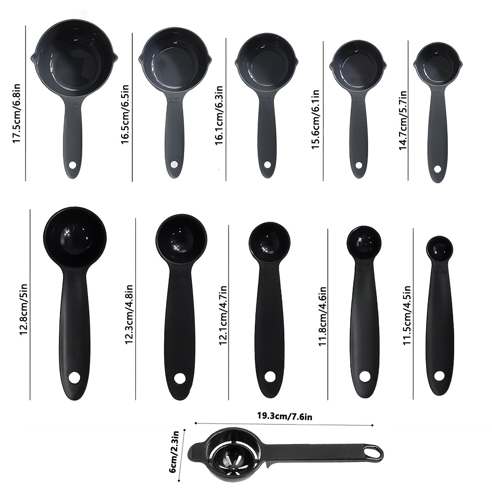 11-delige plastic maatbekers & - Egg Separator Tool recensie en prijs