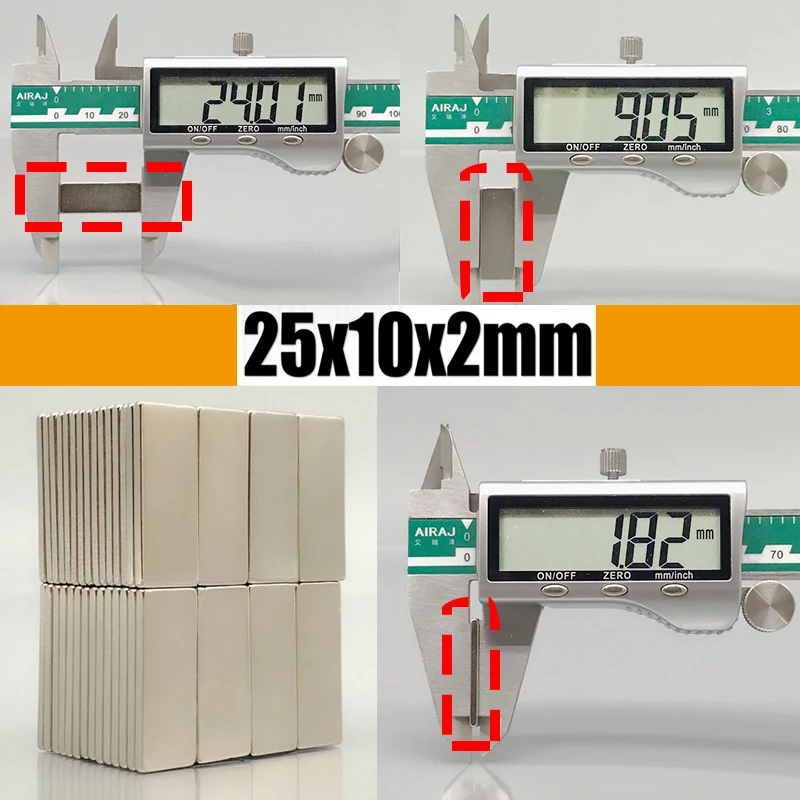 5-200 stuks 25x10x2mm magneetb - Kitchen Gadgets Under $25 recensie en prijs