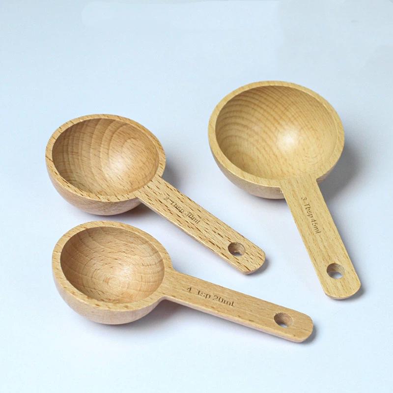 Houten maatschepje 7,5-45ML, d - Kitchen Gadgets For Chefs recensie en prijs