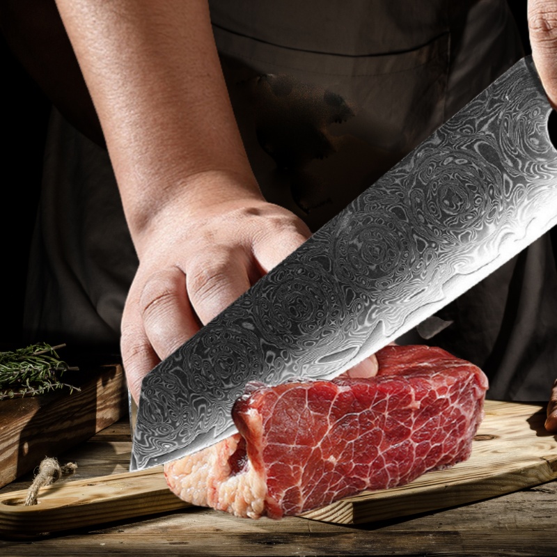 8 inch keukenmes koksmes combi - Kitchen Gadgets Japanese recensie en prijs