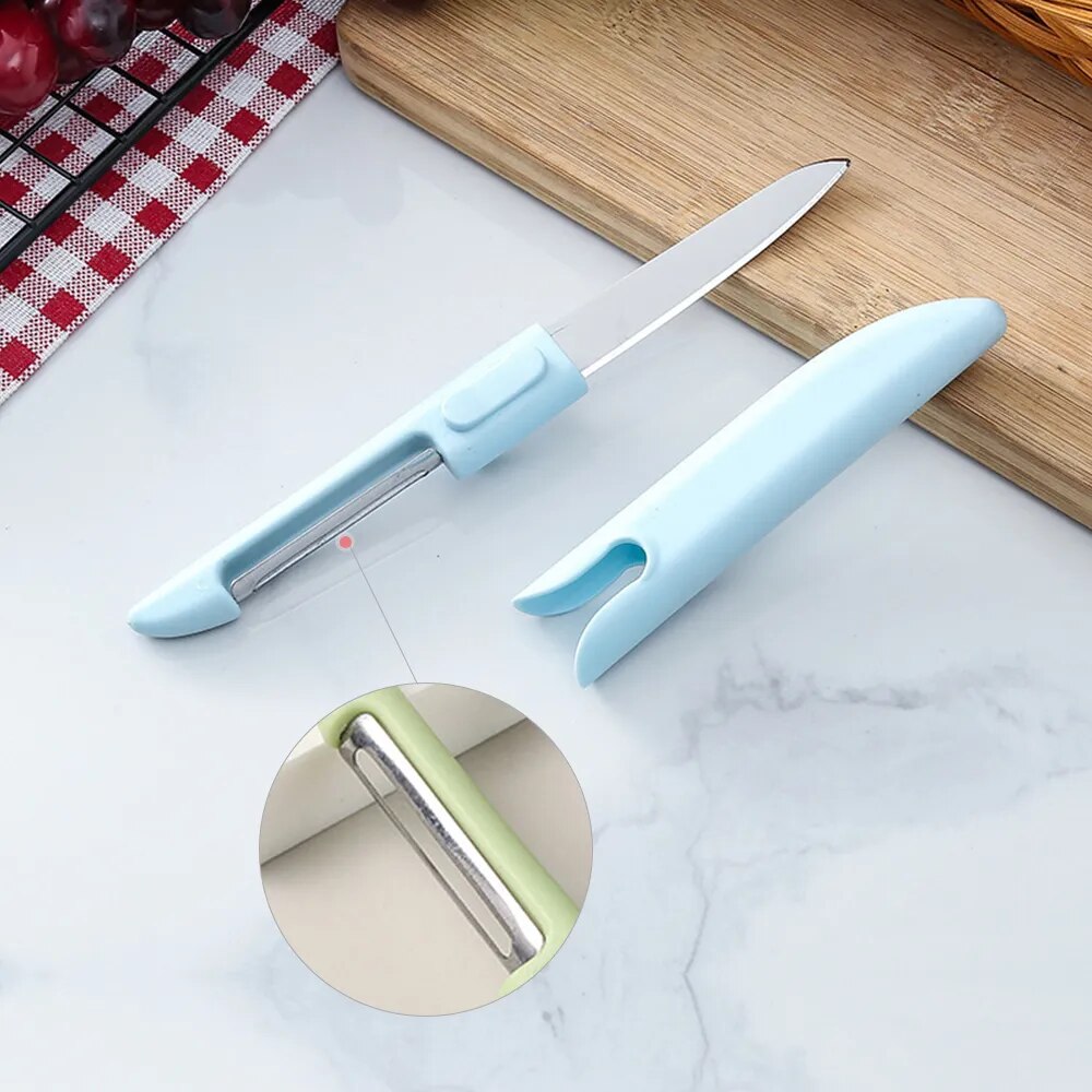 Twee in één dunschiller Roestv - Kitchen Gadgets For Arthritic Hands recensie en prijs