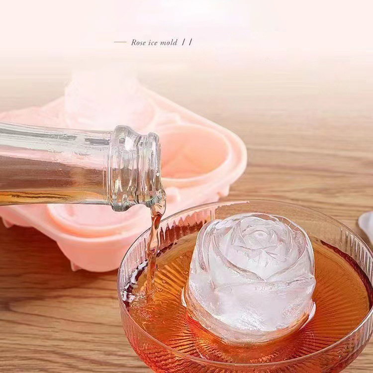 3D Rose Ice Mallen 4 Gaten Ijs - Kitchen Gadgets Worth Buying recensie en prijs
