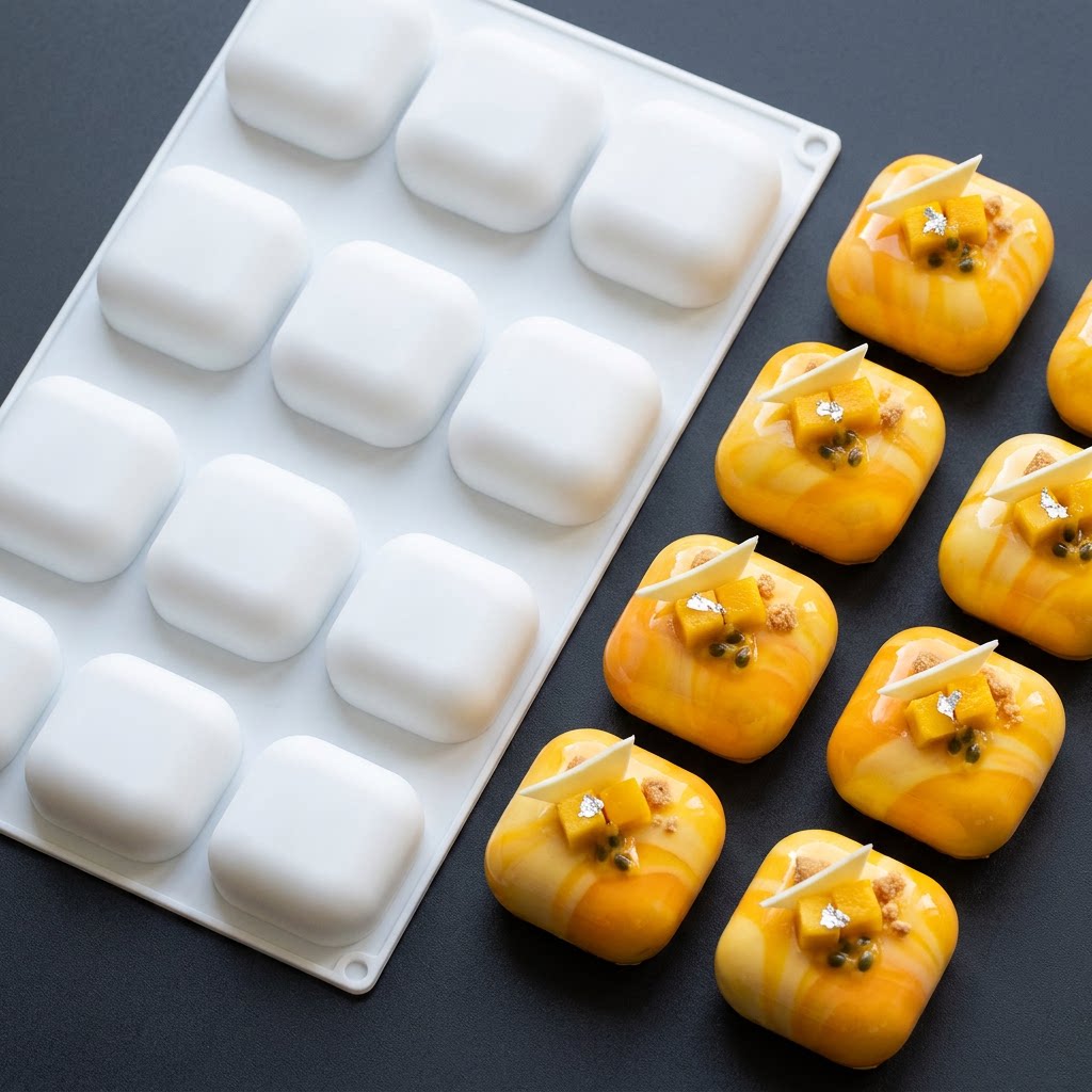 12-vormige vierkante siliconen - Kitchen Gadgets For Arthritic Hands recensie en prijs