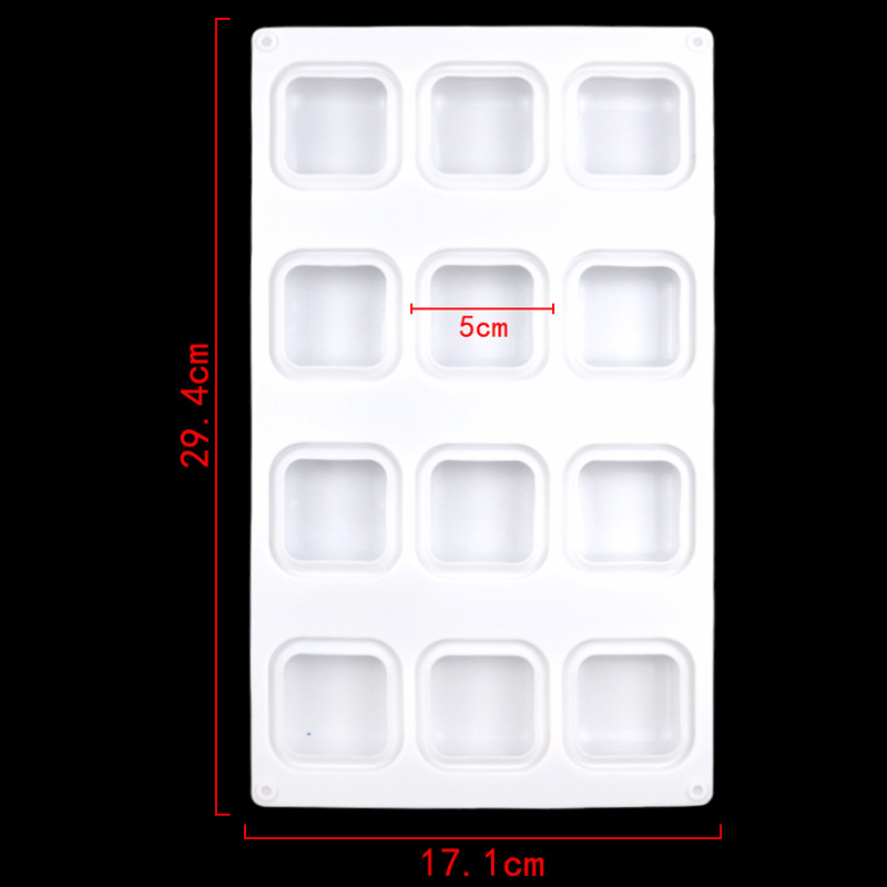 12-vormige vierkante siliconen - Kitchen Gadgets For Arthritic Hands recensie en prijs