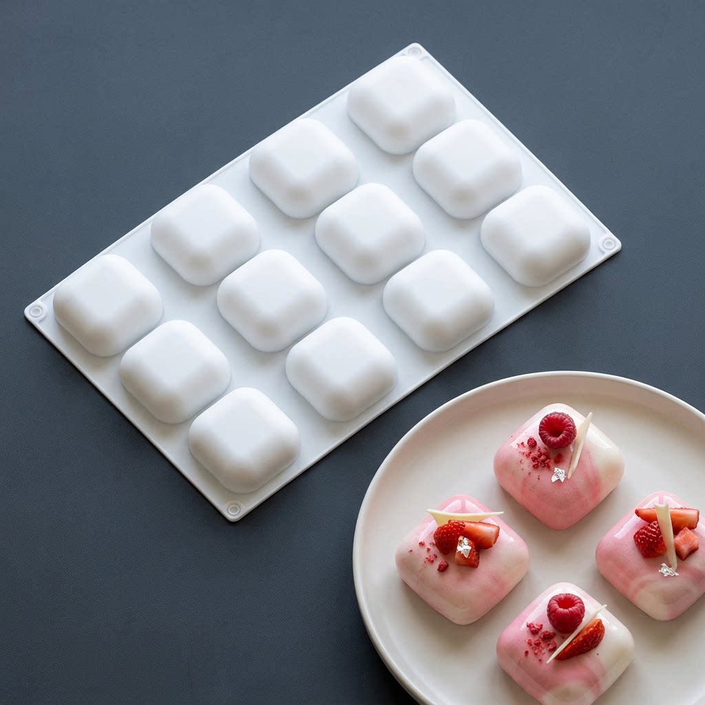 12-vormige vierkante siliconen - Kitchen Gadgets For Arthritic Hands recensie en prijs