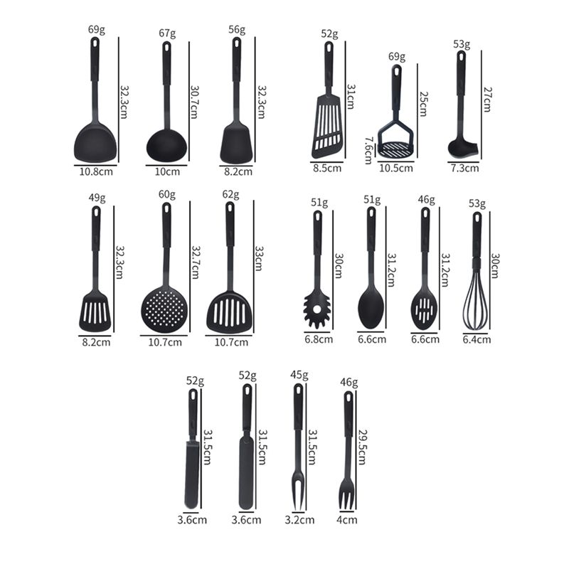 B62B 17-delige keukengereiset, - Kitchen Gadgets For Chefs recensie en prijs