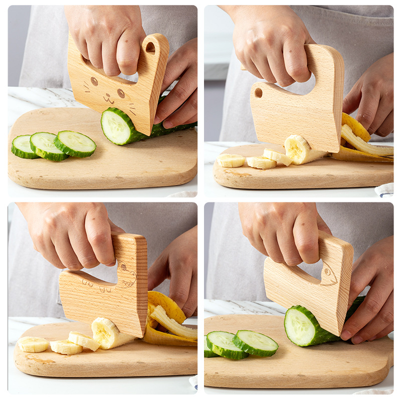 Houten kindermes voor koken Le - Kitchen Gadgets Kids recensie en prijs