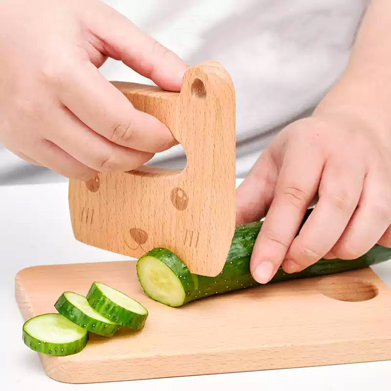 Houten kindermes voor koken Le - Kitchen Gadgets Kids recensie en prijs
