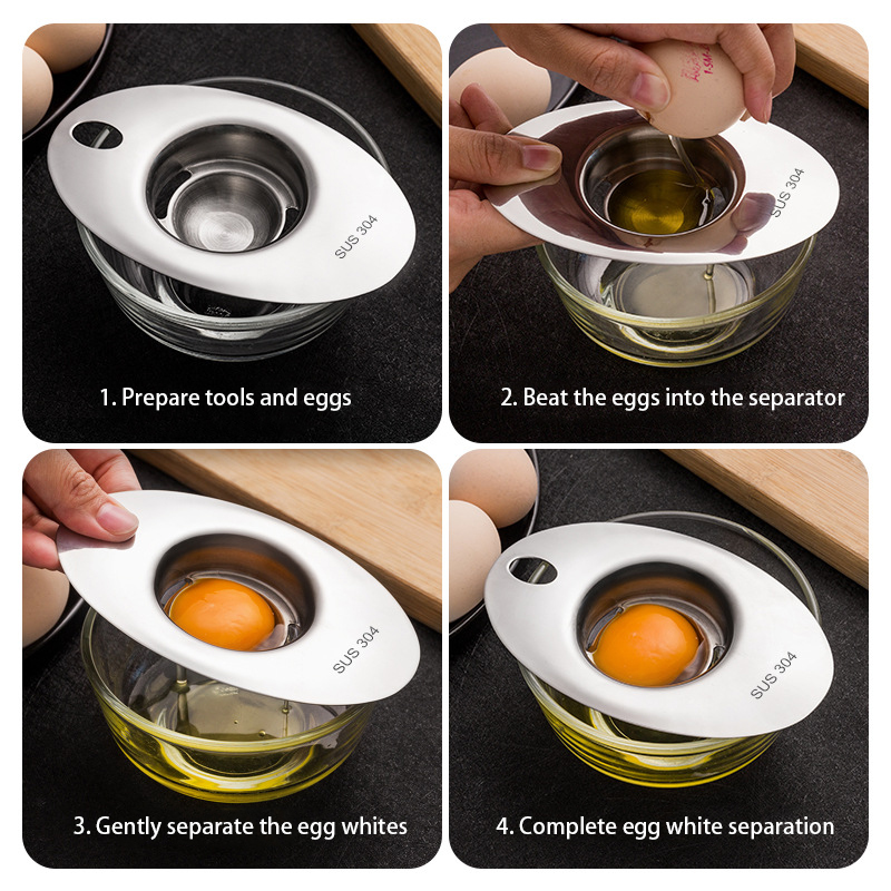 Rvs Eiwit Separator Gereedscha - Egg Separator Tool recensie en prijs