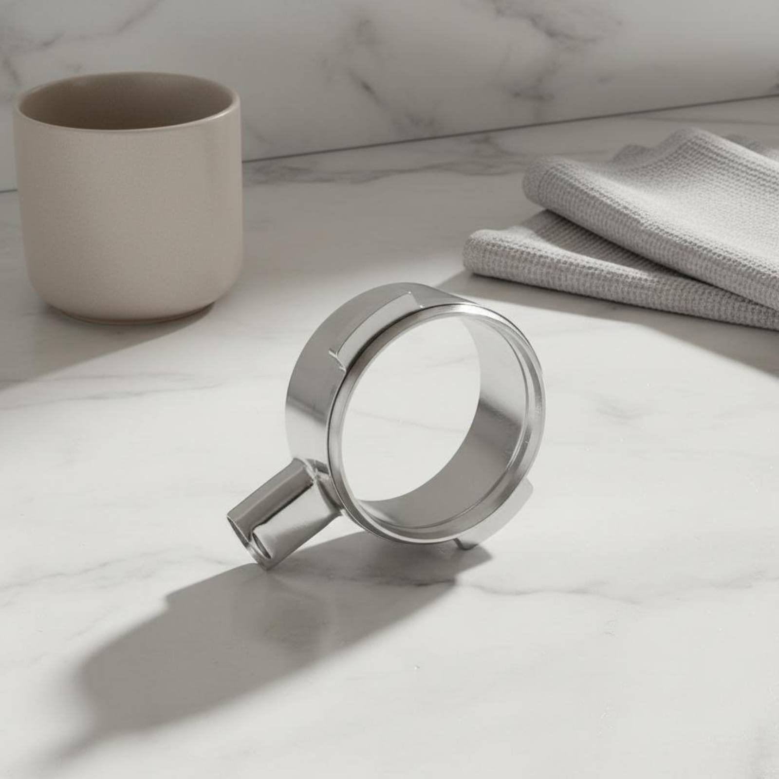 Bodemloze portafilterkop Fijn  - Stainless Steel Strainer recensie en prijs