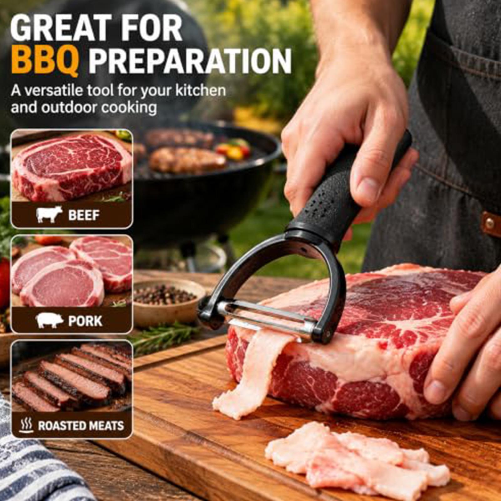 Handmatige vlees- en vetverwij - Kitchen Gadgets For Chefs recensie en prijs