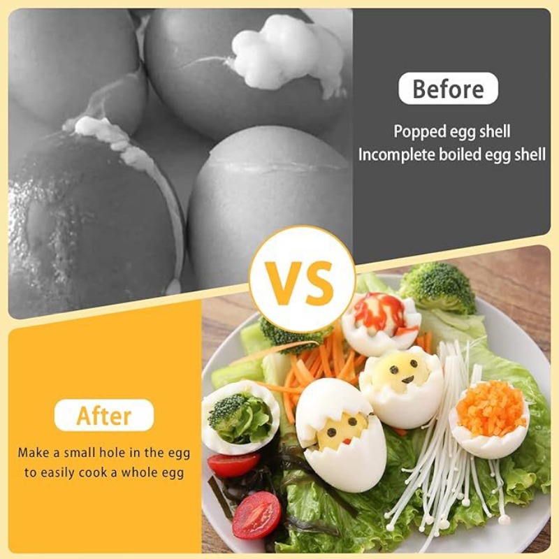 Roestvrijstalen eierprikker na - Egg Separator Tool recensie en prijs